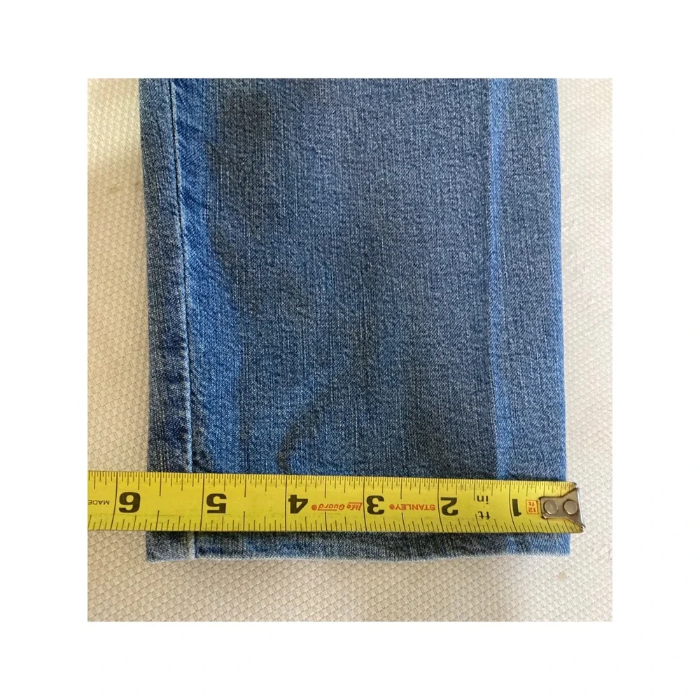 Armani Jeans Women's Blue Denim High‎ Waist Size 30 Slim Fit Jeans Made in Italy